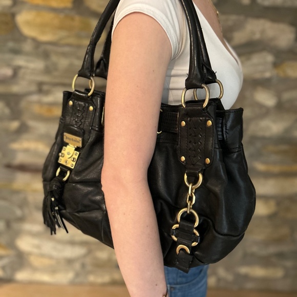 Vintage Juicy Couture Leather Shoulder Bag - Picture 2 of 11